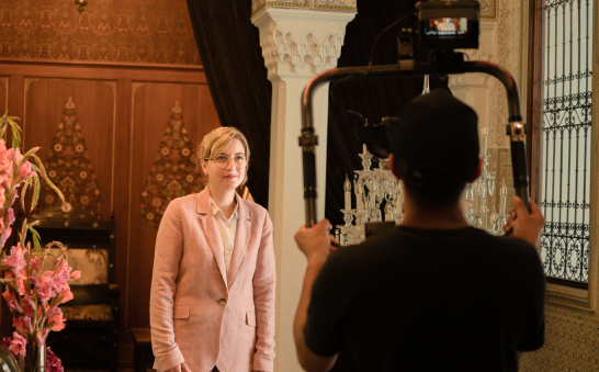lieu de tournage nécessitant un permis de tournage Maroc Royal Mansour bts - Filming in marrakech